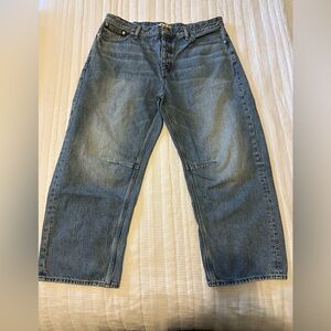 Madewell Darted Barrel Leg Jean